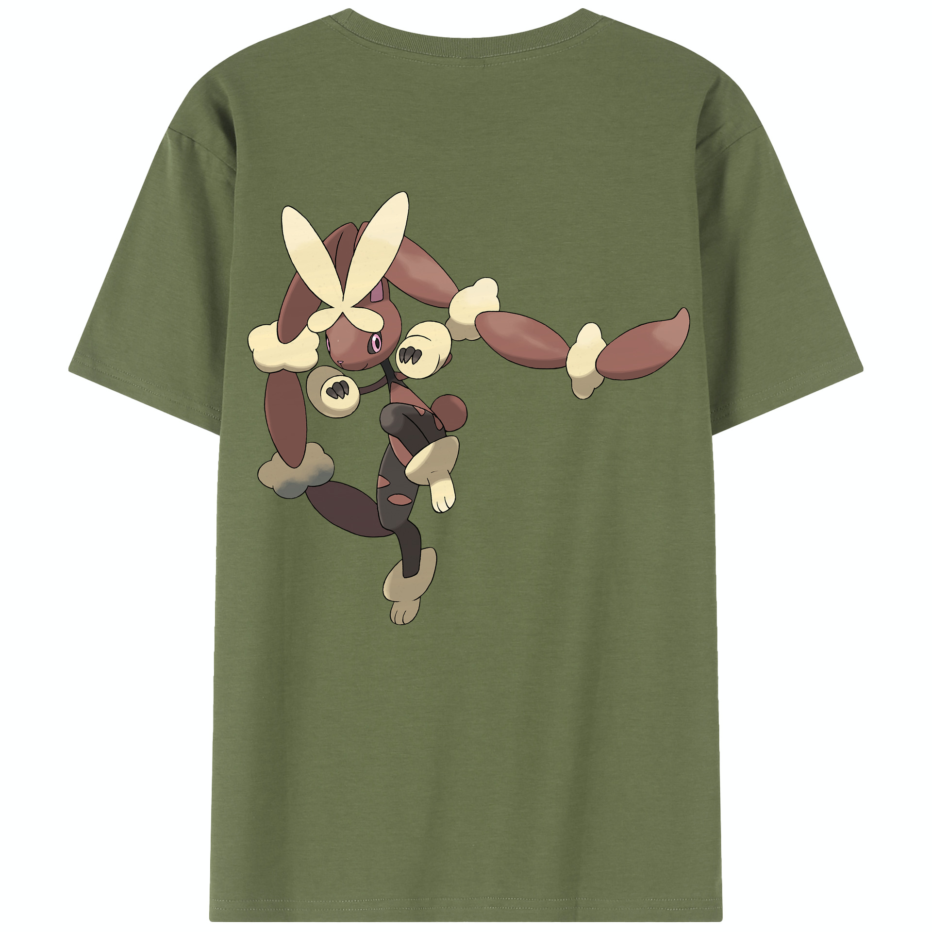 （画像用） ポケットモンスター Pokémon 綿100％半袖Tシャツ（背面プリント）